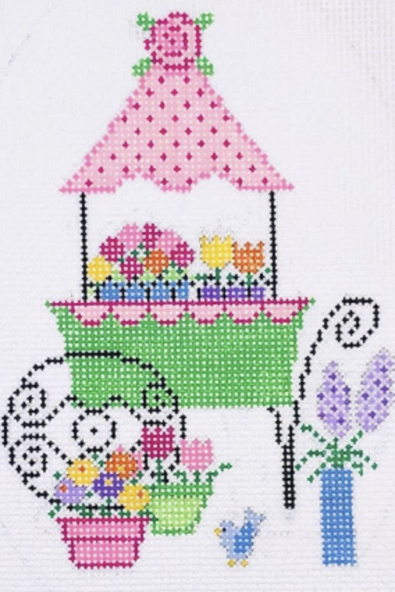 N130 - Flower Market Cart - Spring