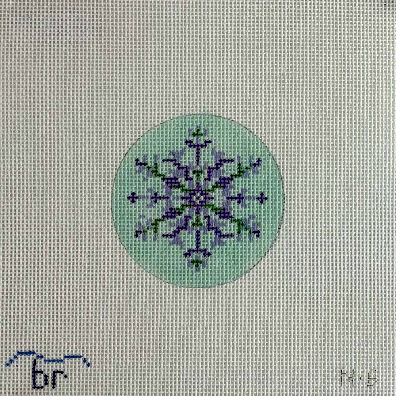 N8 - Nordic Snowflake - Purple/Aqua