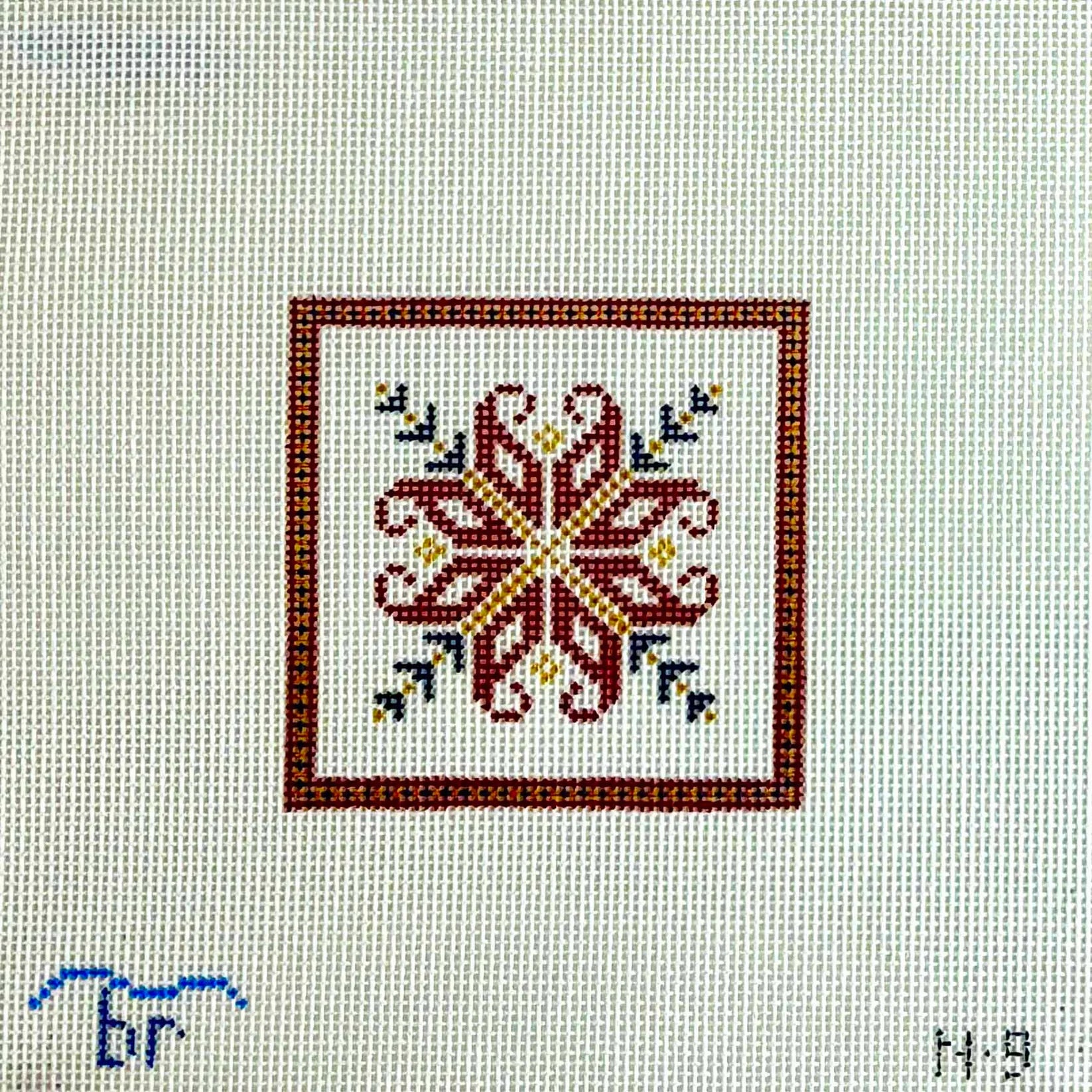 N9 - Nordic Square - Red/Blue