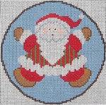 ND1385J - Dancing Santa Round