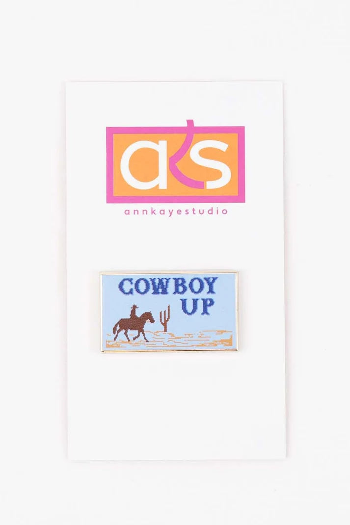 NM27 - Cowboy Up Needleminder - Blue