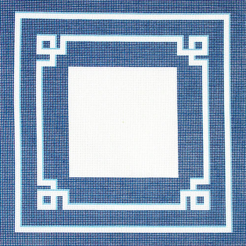 NTG KB024 - Blue Greek Key Pillow