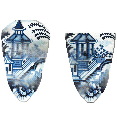 NTG TS431 - Blue and White Scissor Case