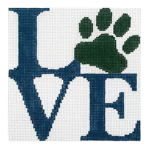 KK-O107 - Love Paw - Blue