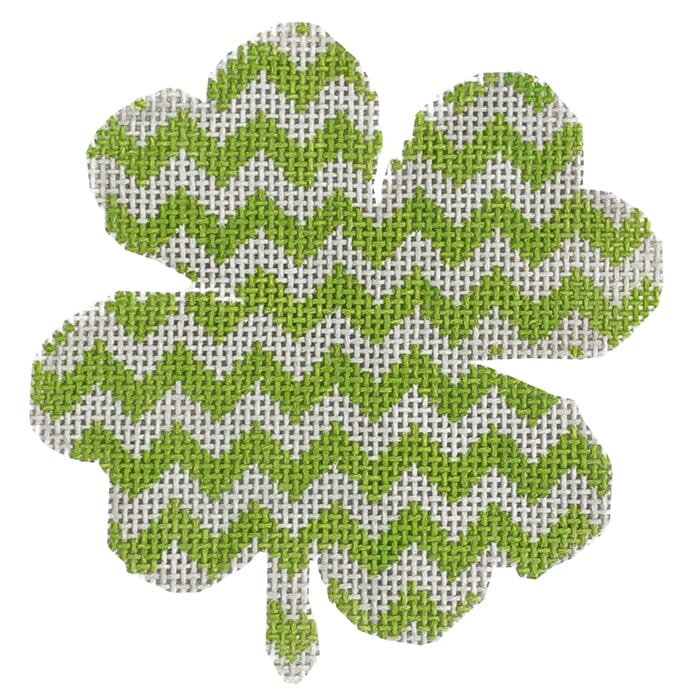 KK-O186 - Chevron Shamrock Ornament