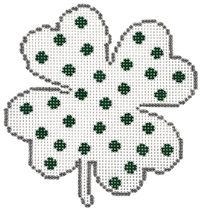 KK-O188 - Polka Dots Shamrock Ornament