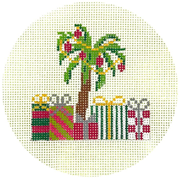 KK-O200B - Christmas Palm Tree on Green