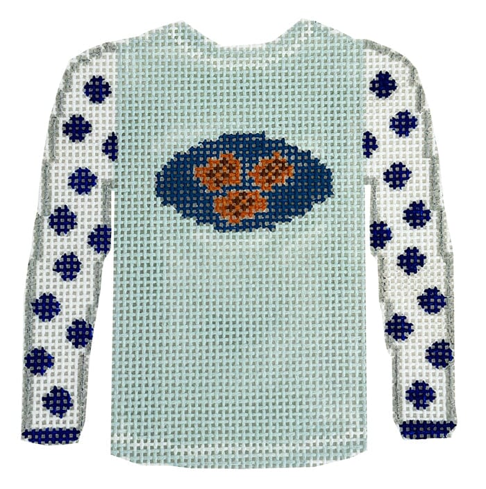 KK-O212I - Sweater - Potato Latkes on Light Blue