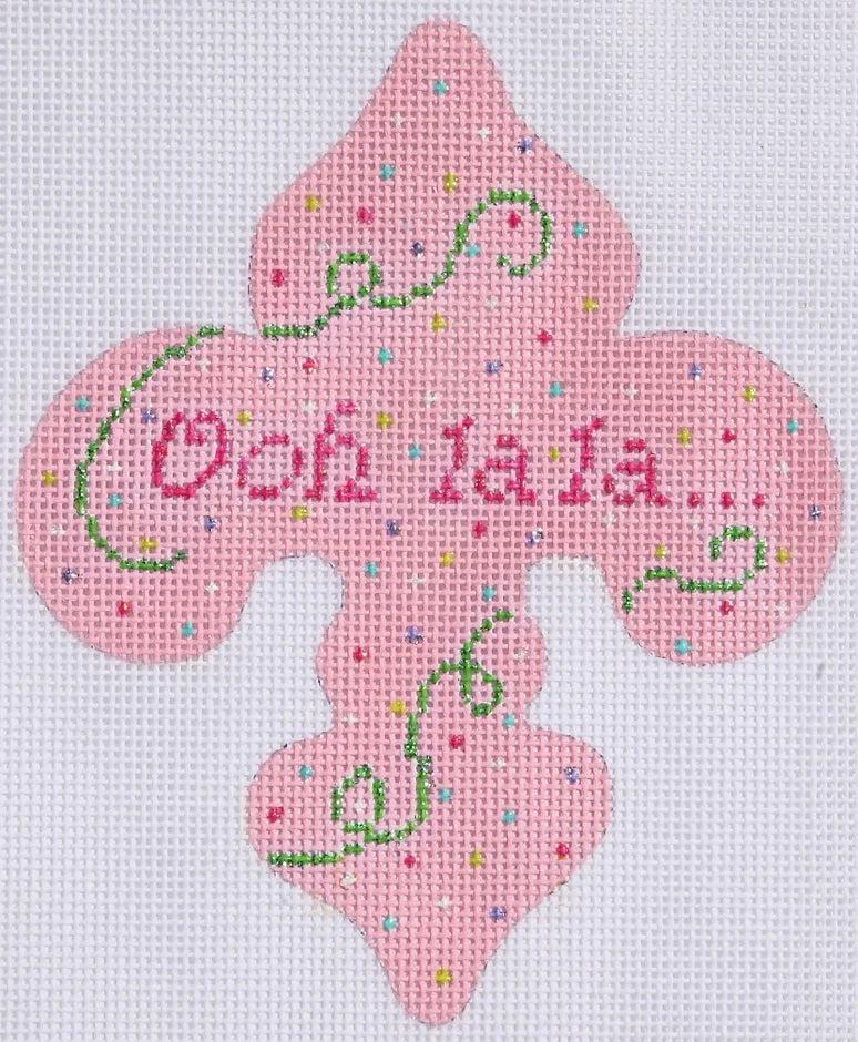 OM-197 - Mini Fleur-de-Lis - Parisian  "Ohh la la..."