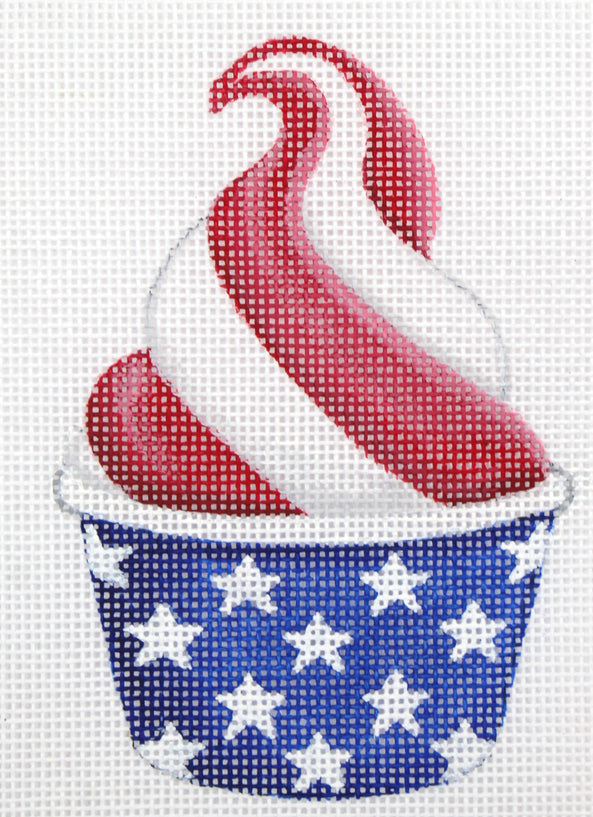 OM-222 - Patriotic Soft Serve Swirl in Starry Cup