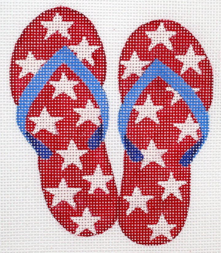 OM-224 - Patriotic Flip Flops