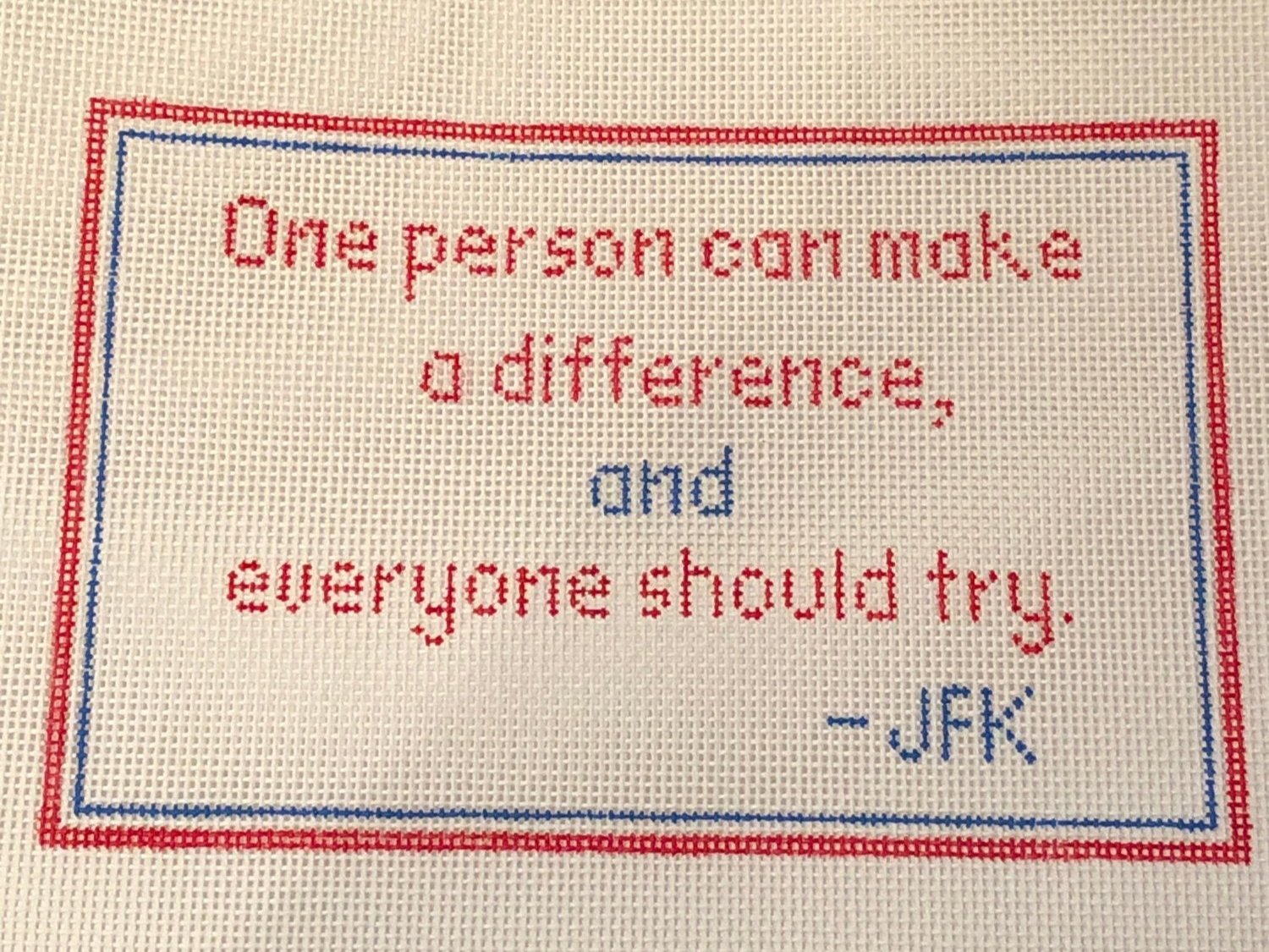 One Person Can Make a Difference