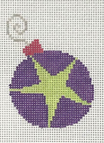 P-CHO-049 - Purple with Green Star