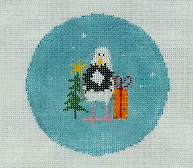 P-CHR-013 - Seagull with Wreath