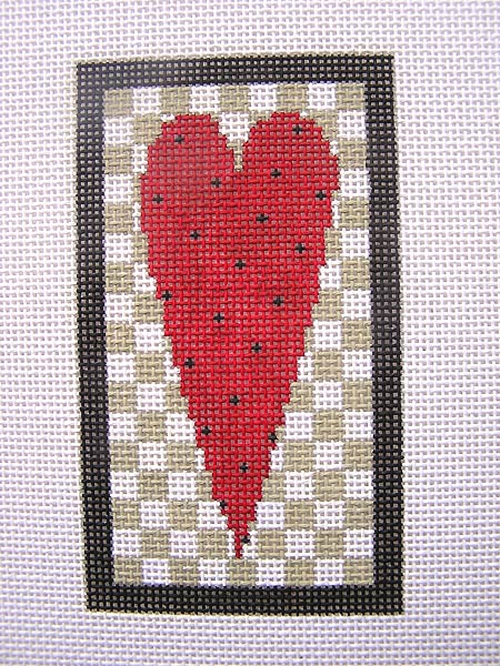 P-ET-H-004 - Checkered Heart