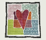 P-ET-H-012 - Quad Heart on Bright