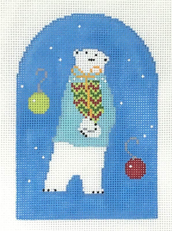 P-CL-PB-003 - Polar Bear Blue Sweater