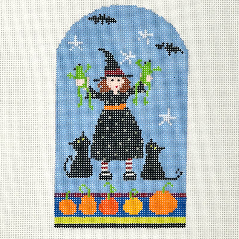 P-S-W-005 - Witch with Frogs