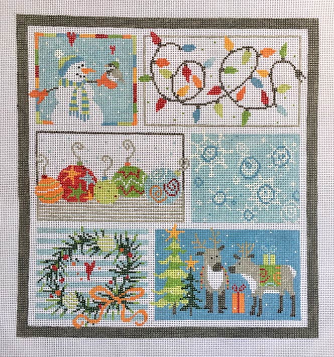 P-SI-010 - Christmas Six with Stitch Guide Available