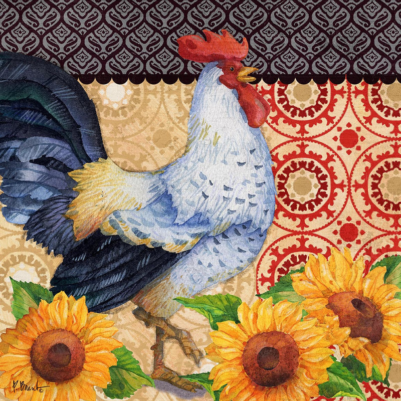 PB14559 - Roosters and Sunflowers III