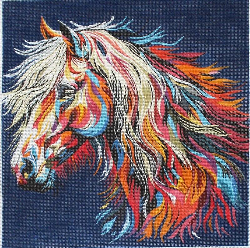 PDW427 - Stallion on Blue