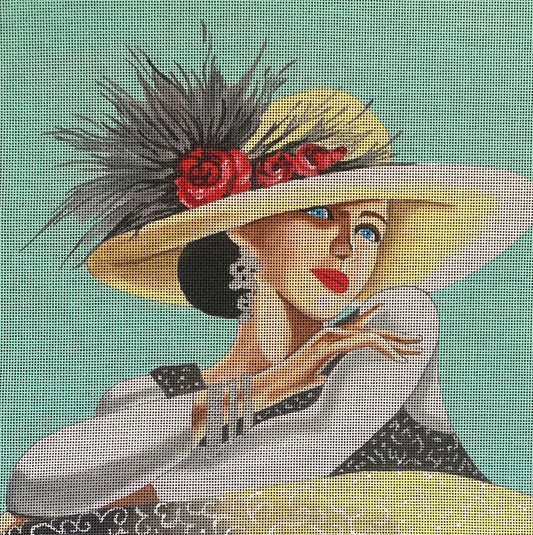 PE117 - Elegant Lady in Hat