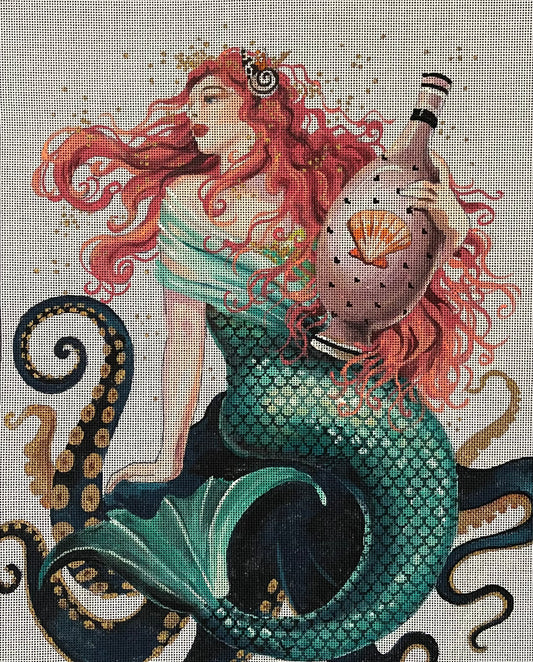 PE258 - Mermaid with Vase