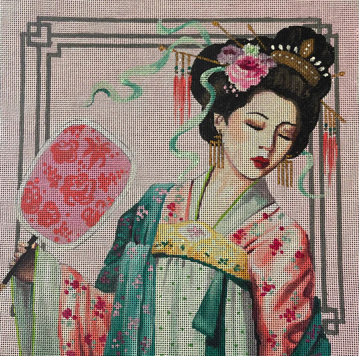 PE270 - Lady with Fan