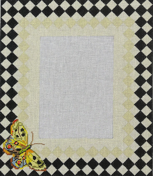 PF152 - Black and Cream Butterfly Frame