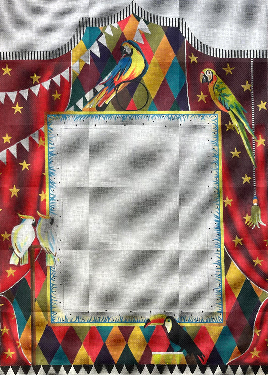 PF187 -  Circus Parrots Frame