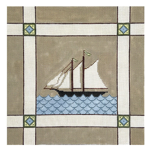 PIL266 - Sailboat Pillow