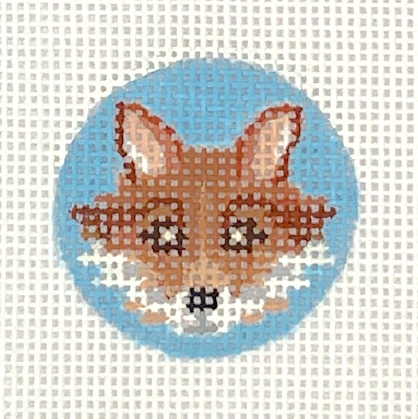 PKR-26 - Fox Head - Browns on Sky Blue Key Ring Insert