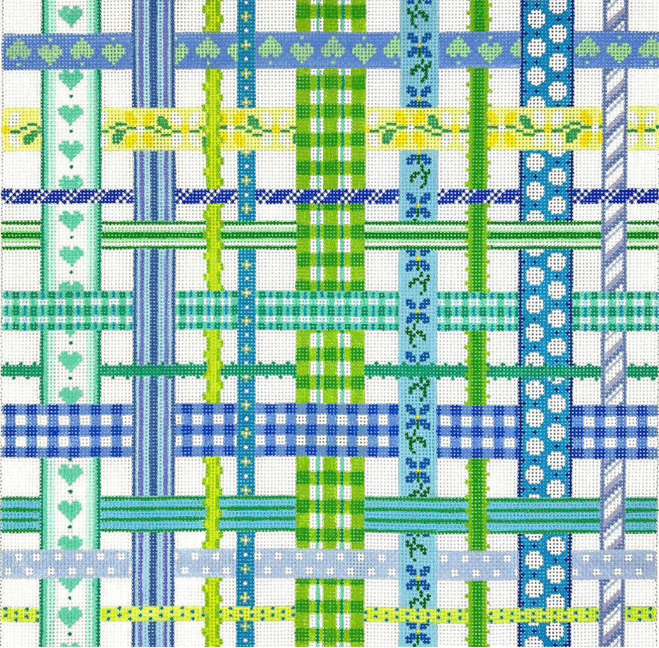 PL-04 - Woven Ribbons - Blues and Greens (Retiring)