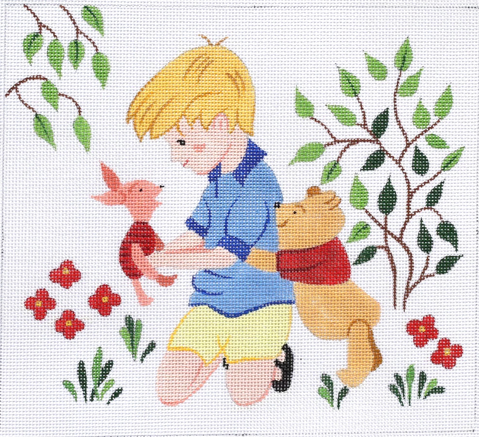 PL-168 - Small Christopher Robin with Pooh and Piglet