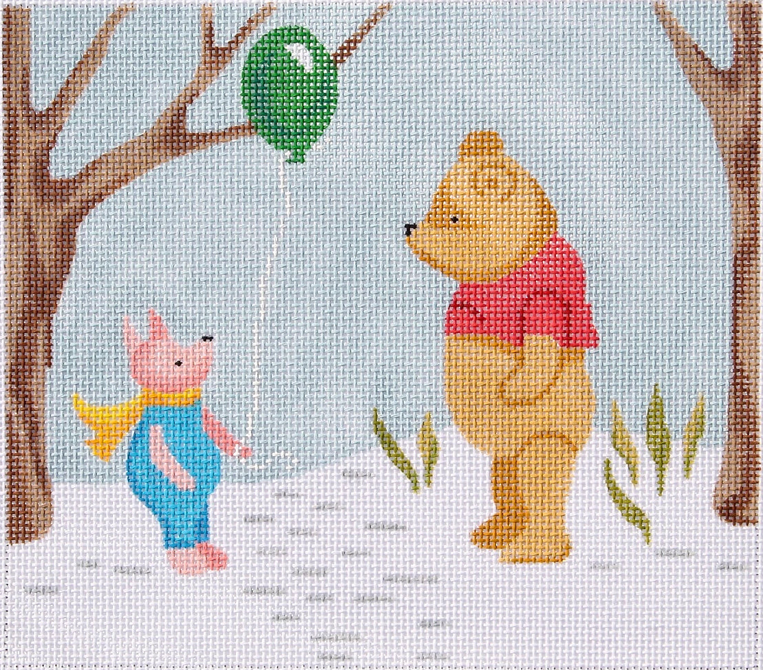 PL-169 - Small Pooh and Piglet Winter Scene