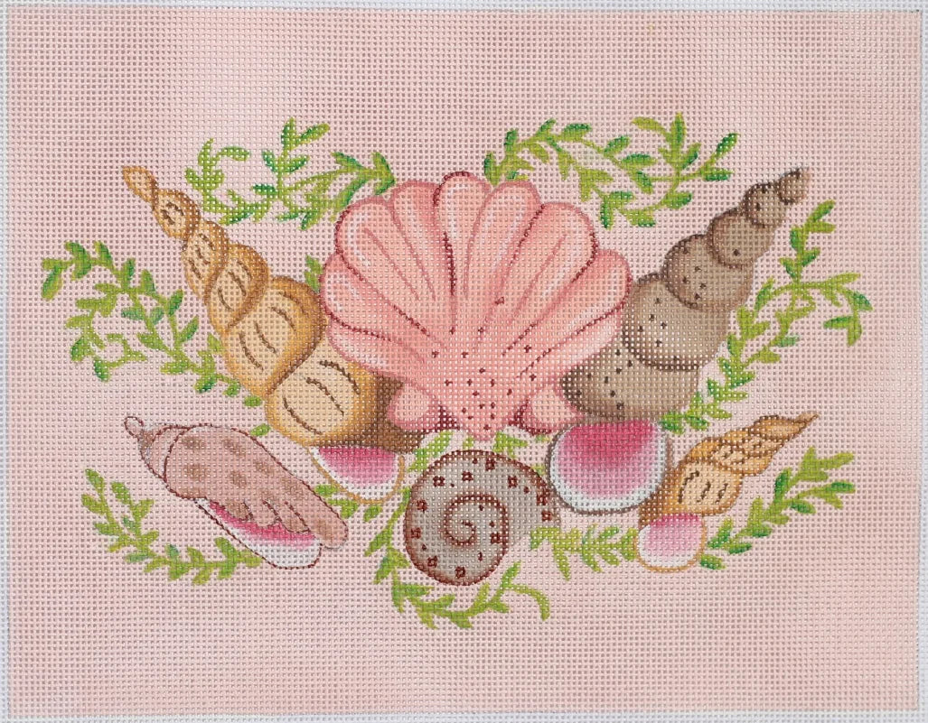 PL-57 - Mixed Shells on Pink