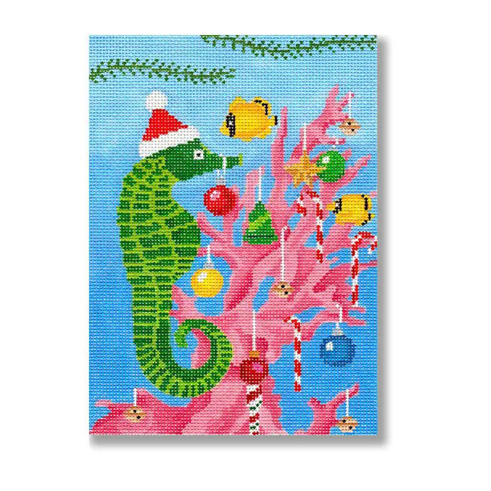 SC-PL09 - Seahorse Decorating for Christmas