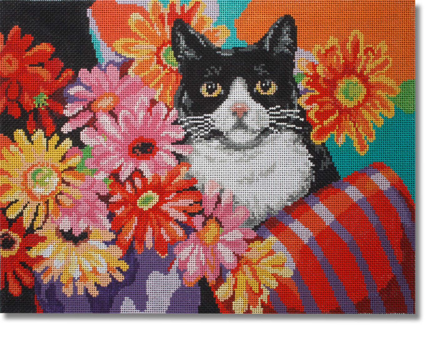 KDS-PL30 - Cat with Flowers