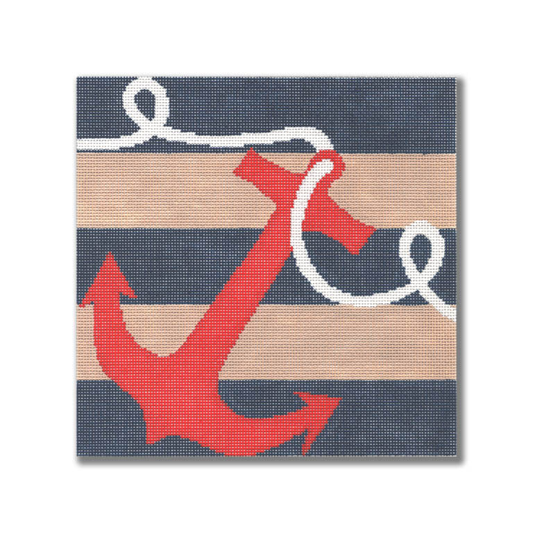 LRE-PL45 - Anchor on Stripes