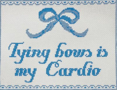 PM03 - Tying Bows is my Cardio Blue