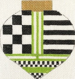 PM1261 - Ornament with Black Stripes