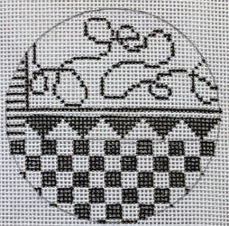 PM617 - Black and White Round