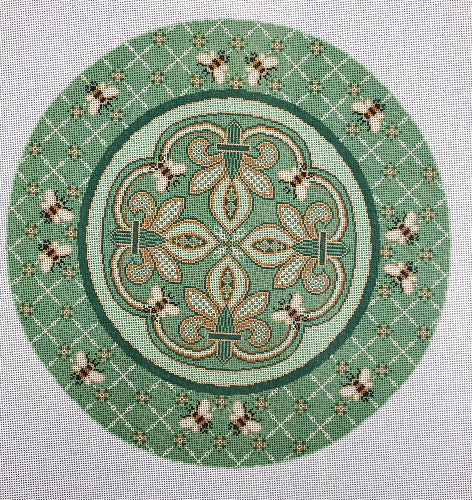 PO 127B - Napoleonic Bee Ottoman Round