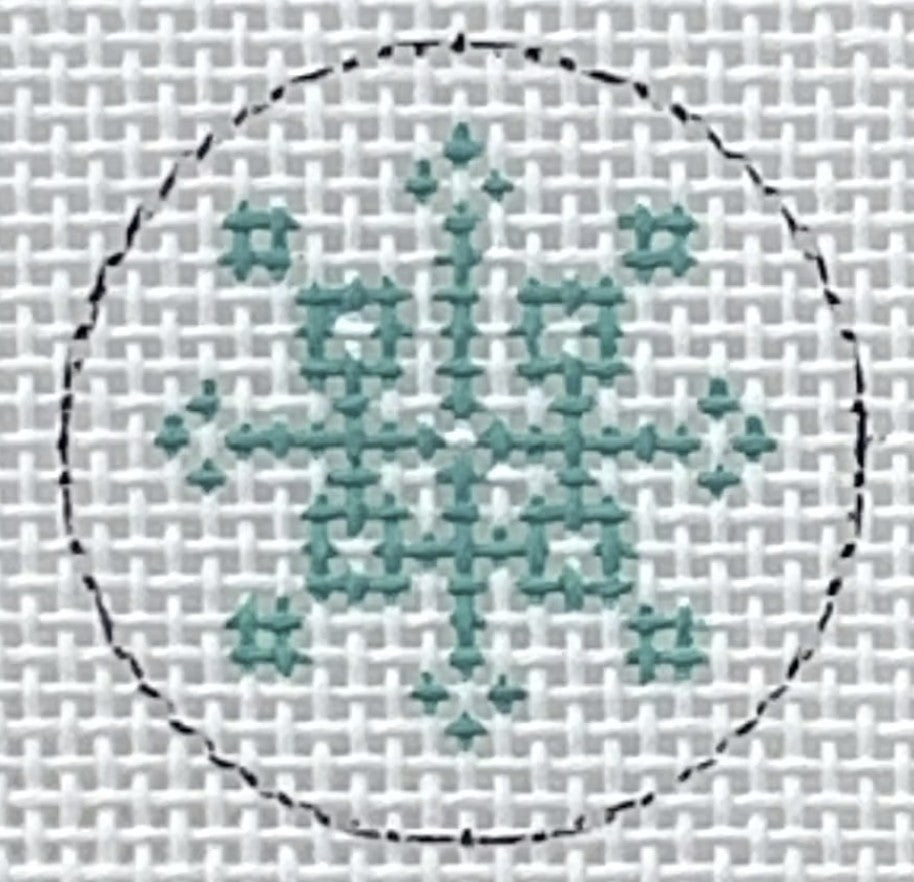 PP-650BK-B - Turquoise Snowflake