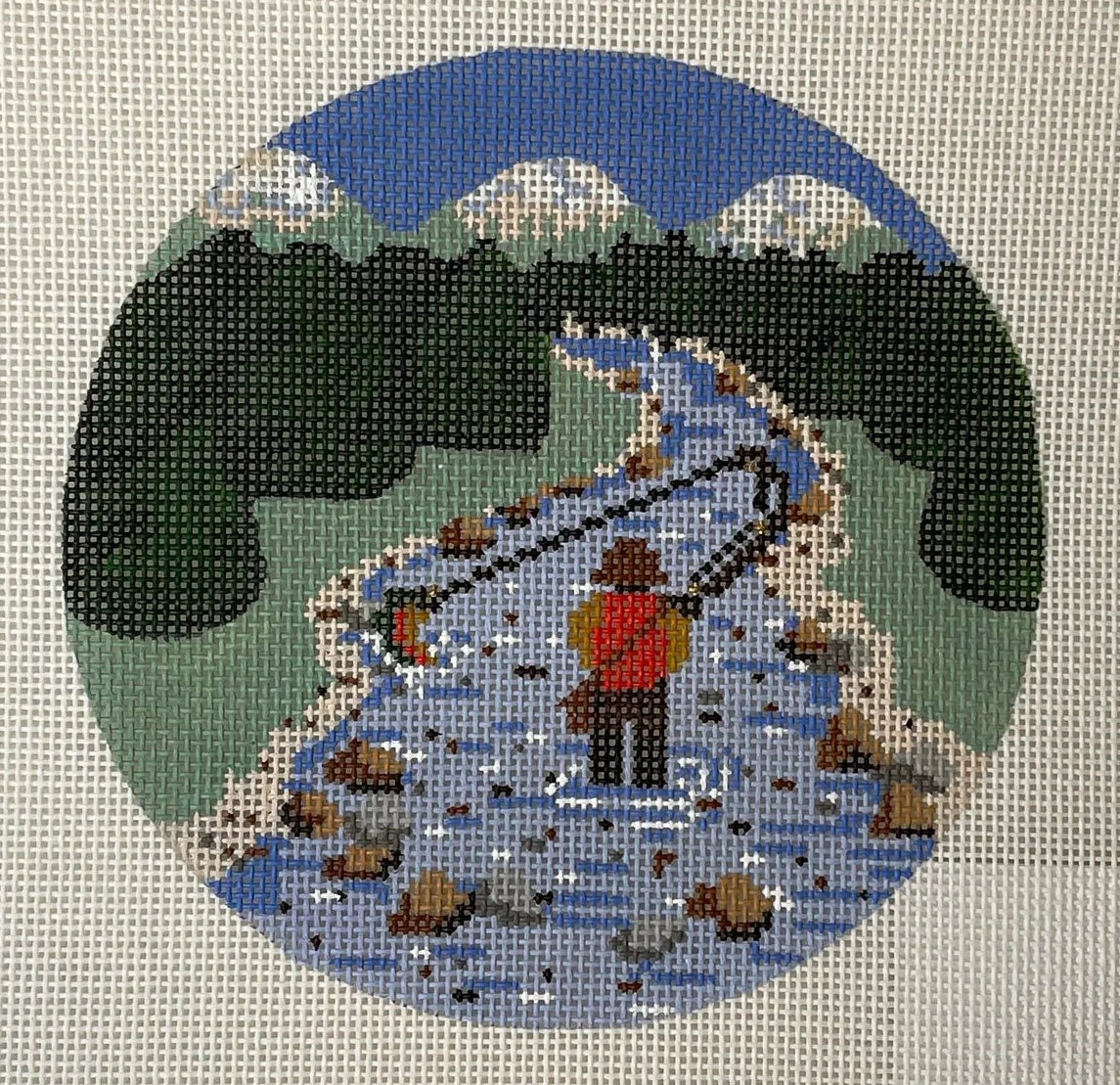 PP-875AC - Fly Fishing Scene