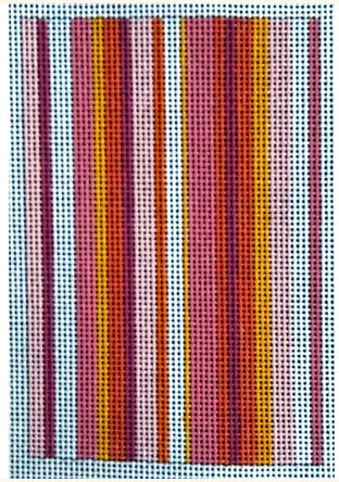 KK-PPC6 - Candy Stripes Pink and Orange