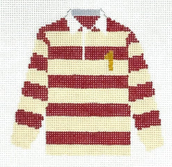 PS-42 - Red and Cream Rugby