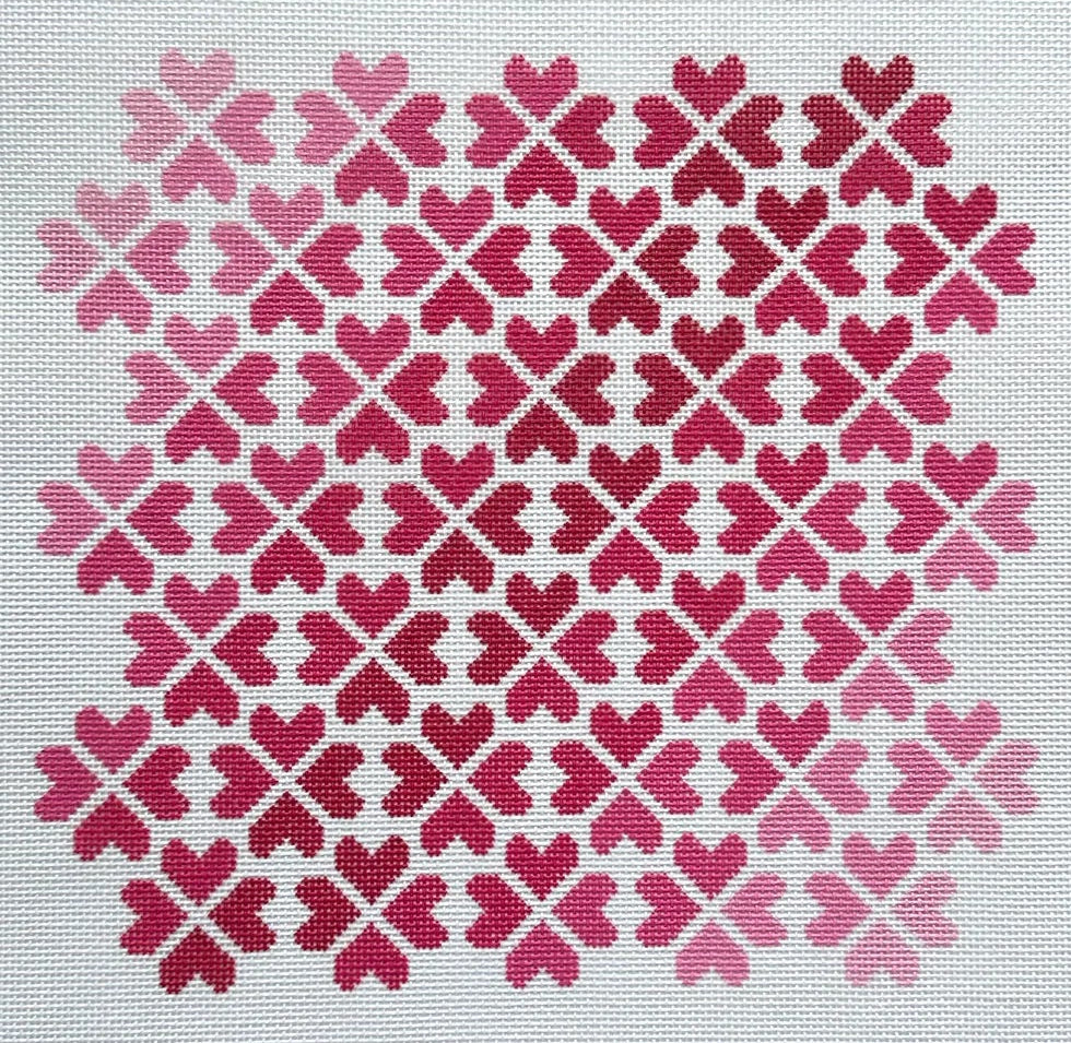 PS-54 - Ombre Heart Floral Pink