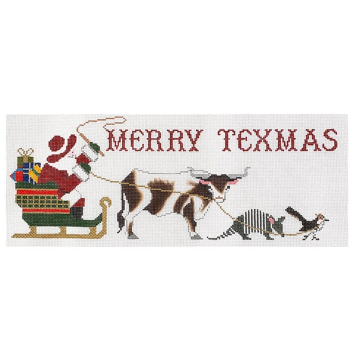 PT024WH - Christmas: Merry Texmas Sleigh