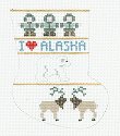 PT357AK - Mini-Sock: I Love Alaska